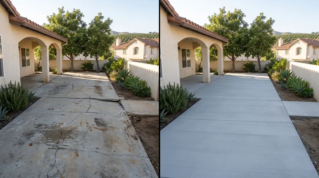 Stamped Concrete Patio Ideas for Oceanside Backyards